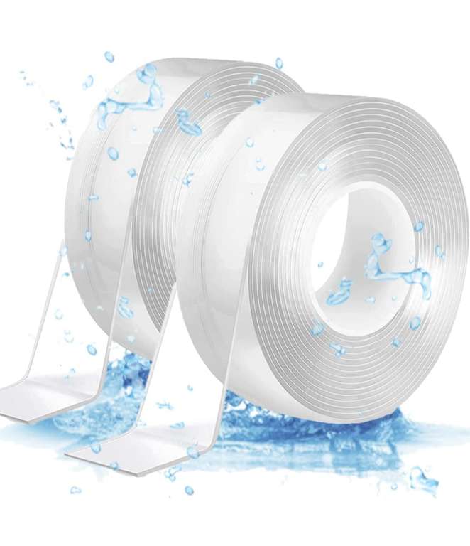 Amazon: Paquete de dos cintas reutilizables / Nano Tape / 5 m