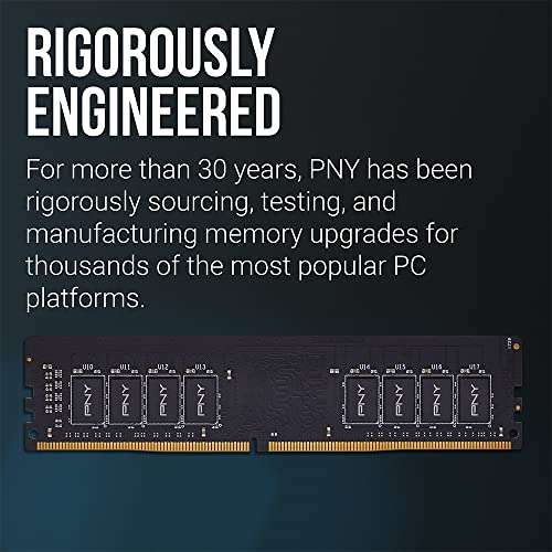 Amazon: PNY Performance 8GB DDR4 DRAM 2666MHz (PC4-21300) CL19