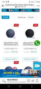 Steren: Alexa ECHO 5ª Gen más Contacto Wi-Fi (ECHO DOT 5 GEN AZ / SHOME-100)