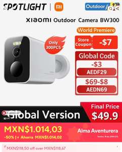 Aliexpress: Xiaomi cámara para exterior