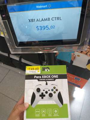 Walmart: Control alambrico Xbox one segunda liquidación