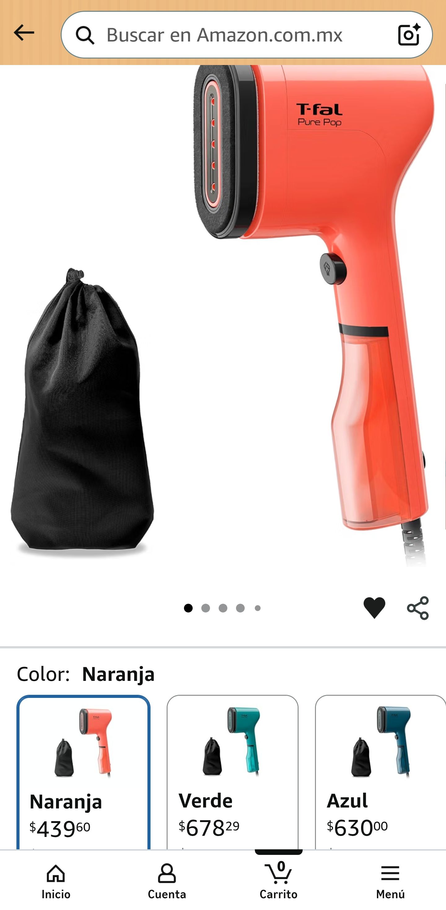 Amazon: Plancha de vapor T-Fal