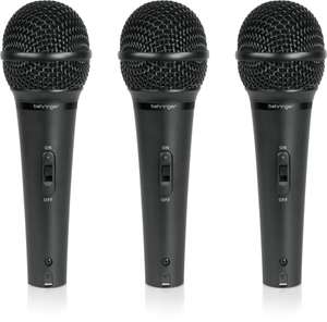 Amazon: Micrófonos Behringer XM1800s paquete de 3