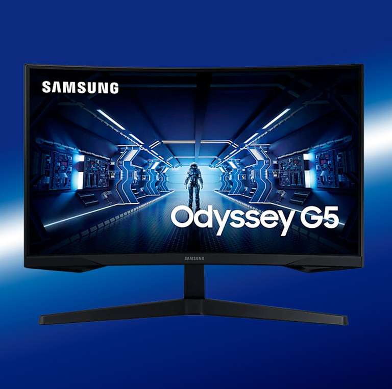 Cyberpuerta: Monitor Curvo Samsung Odyssey G5 LED 32", Quad HD, FreeSync, 144Hz