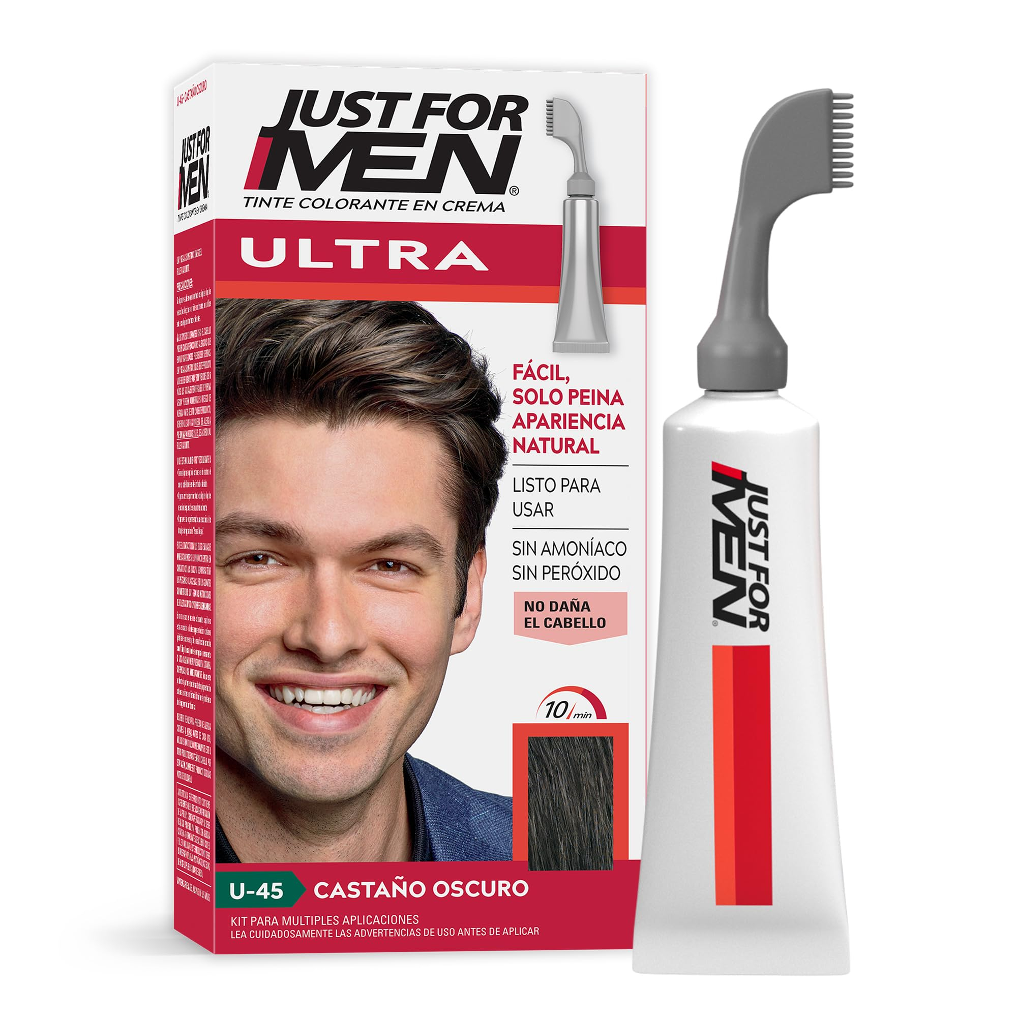 Amazon: Just For Men Ultra Tinte para Canas, Castaño Oscuro U45, 35g