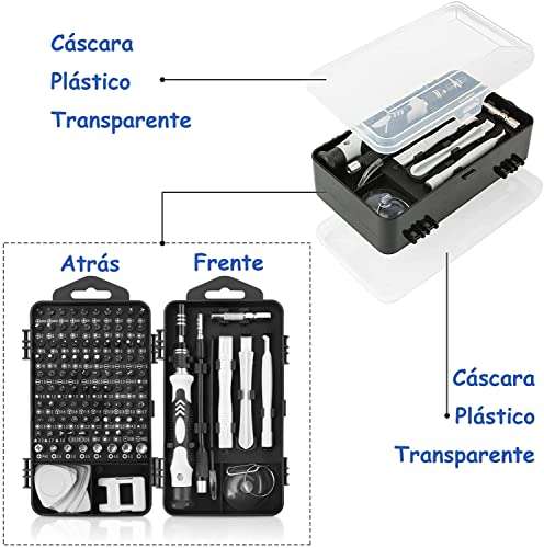 BEENTOP Destornilladores Precisión 115 en 1 para Herramientas