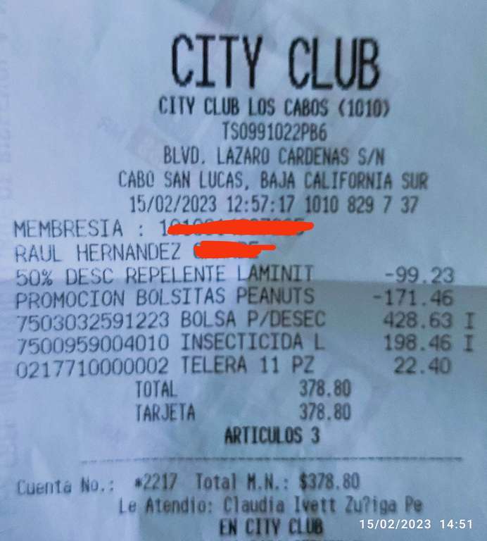 City Club Los Cabos. 30 rollos de 15 bolsitas c/u para desechos de perro. -  