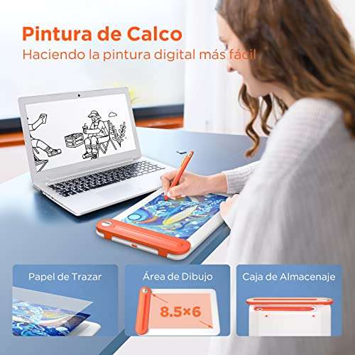 Amazon: Tableta Gráfica Inalambricos, 8.5 x 6 Pulgadas