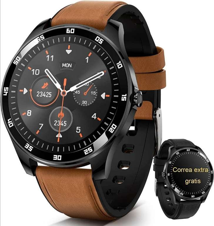 Amazon: Oferta relámpago / TECHVIDA Smartwatch Reloj Inteligente