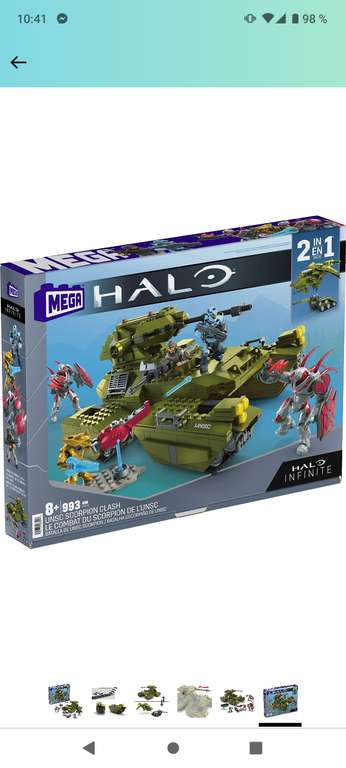 Amazon: Mega Construx Halo, Batalla de UNSC Scorpion, Juguete de Construcción