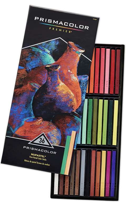 Amazon: Prismacolor Premier NuPastel Firm Color Sticks, 36 Pack | Envío gratis con Prime