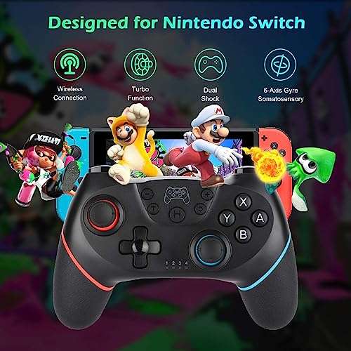 Amazon: Controller Inalámbrico Sendowtek, para Nintendo Switch