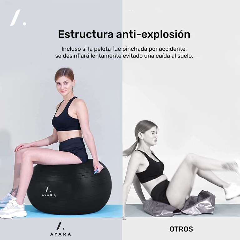 Amazon: AYARA Pelota de Yoga y Pilates Premium