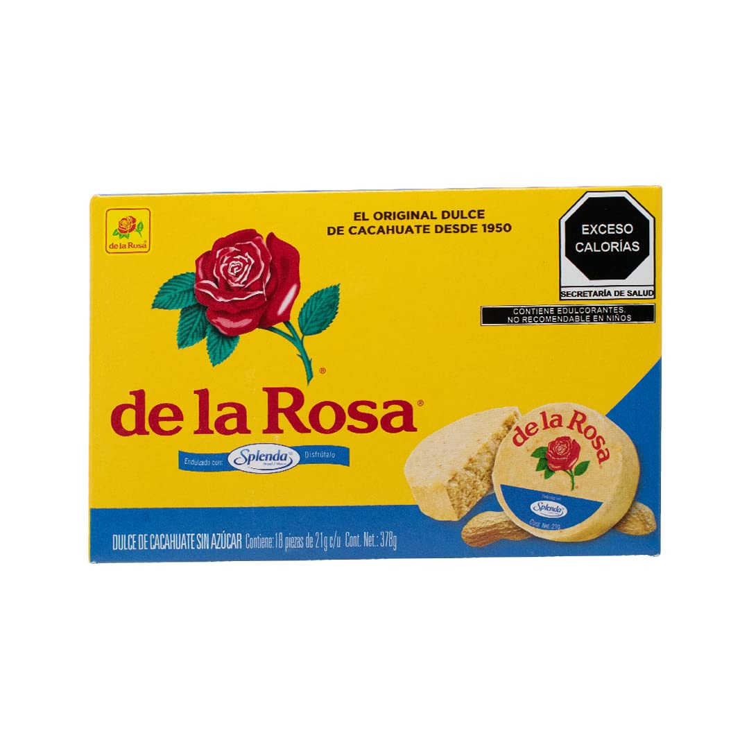 Amazon: De la Rosa Mazapán sin azúcar 18 piezas 21 grs | con Planea y Ahorra