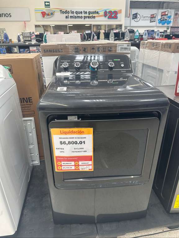 Walmart: Secadora mabe 22 kg en liquidación