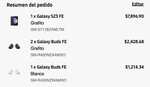 Samsung Store: Galaxy S23 FE 256GB ($7,897) + 2 audífonos Galaxy Buds FE ($2,428)