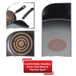 Amazon: T-fal Signature - Juego de utensilios de cocina antiadherentes aptos para lavavajillas, 12 piezas, color negro