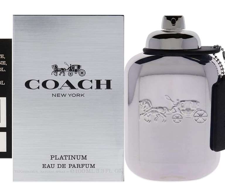 Amazon: COACH - Eau de parfum Platinum, 3.3 oz/100 ml