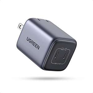 Amazon: UGREEN Cargador GAN Charger 45 Watts 2 Puertos USB C