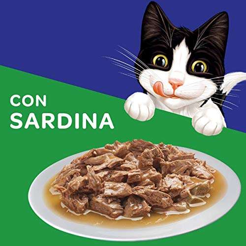 Amazon: FELIX Alimento Húmedo Sabor Sardina, Paquete con 24 Pzas de 85g
