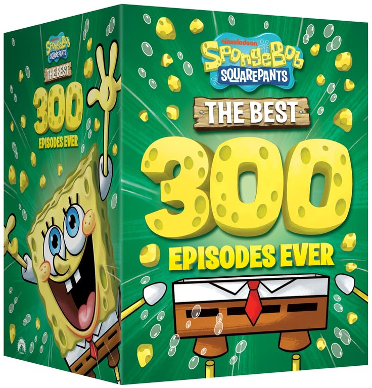 Amazon: 300 episodios de Bob Esponja para la colección DVD