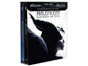 Amazon: Maléfica I Y II - Paquete Seelbook Blu Ray + DVD