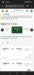 VivaAerobus - 1 peso + TUA Vuelo redondo Toluca - Cancún (aplica Toluca - Gdl, y Tol - Mty)