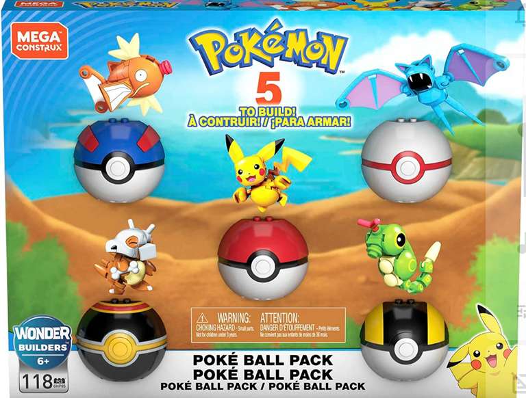 Amazon: Mega Construx: Pokémon 5 pack
