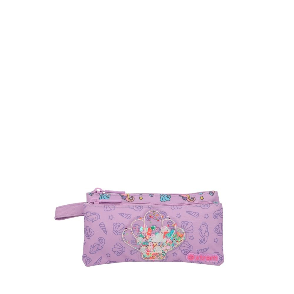 Amazon - Xtrem LAPICERA Trinity 6Xt Lilac Shell. ¡¡¡REGRESO A CLASES!!! BBB, Espaciosa, Varios compartimientos. COMENTARIOS BUENOS.