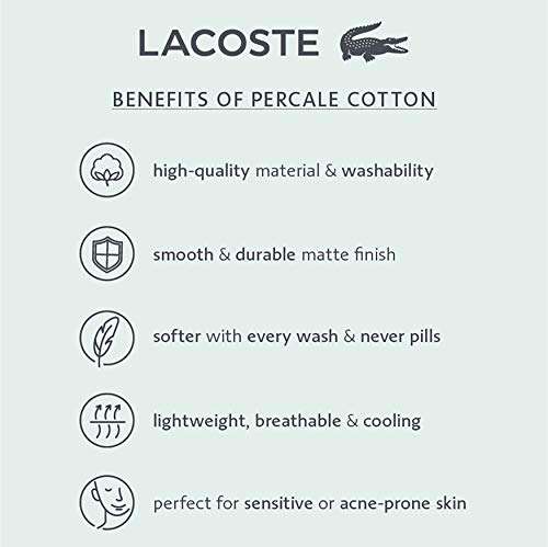 Amazon: Oferta sábanas 100% algodón marca Lacoste
