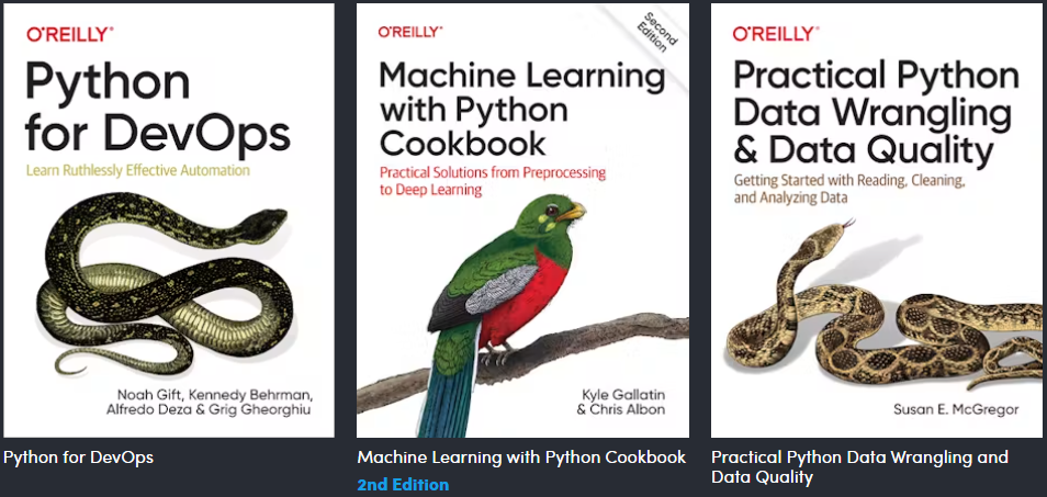 Humble Bundle: Python, Rust and Data with Orelilly bundle libro
