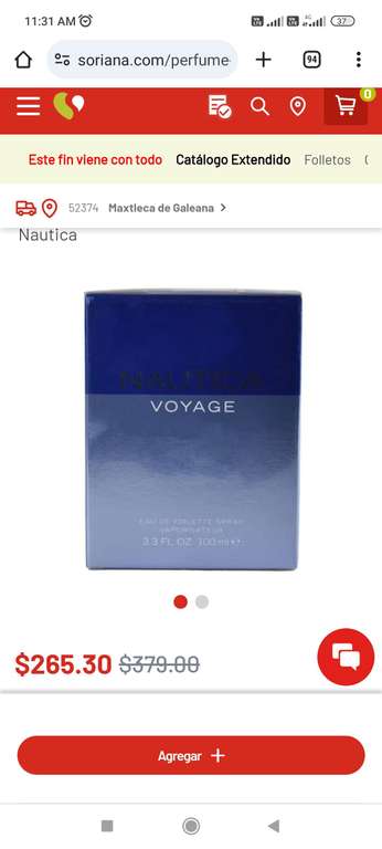 Soriana: Nautica voyage (mata nichos)