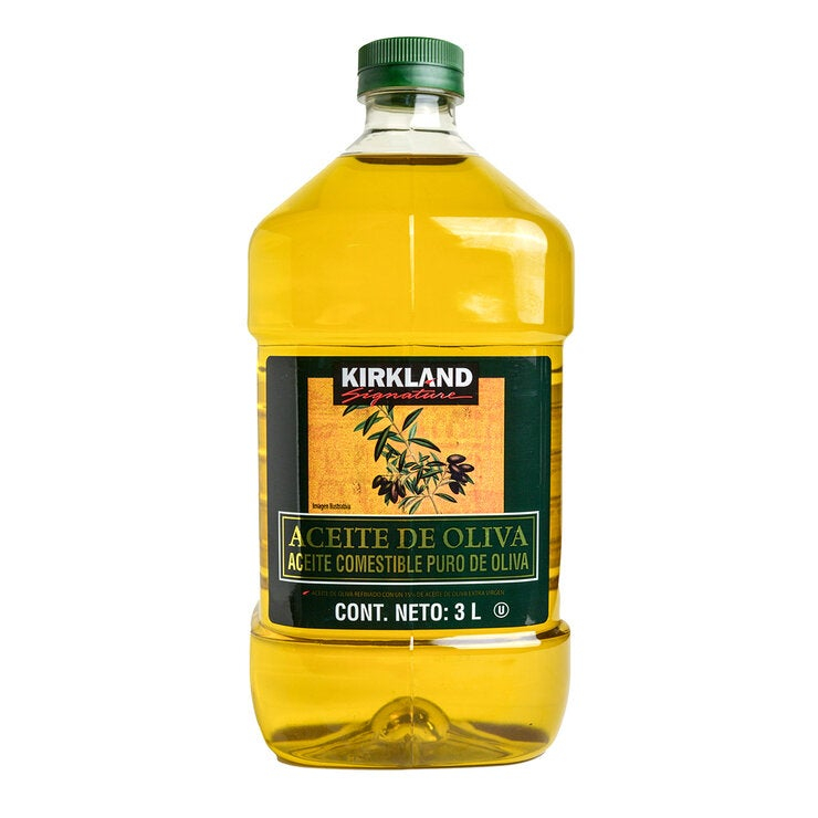 Costco: Aceite de Oliva Puro, 3 Litros, Kirkland