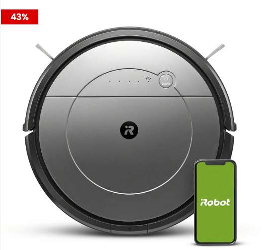 iRobot : Robot Aspiradora y Trapeador iRobot Roomba Combo con conexión Wi-Fi, 5% desc en tienda con cupon + 15% desc con mercado pago