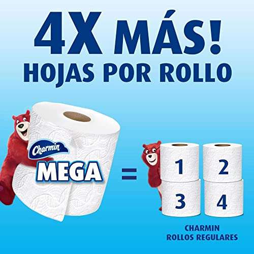 Amazon: Charmin Ultra Soft Papel higiénico 18 Mega Rollos / PLANEA Y AHORRA