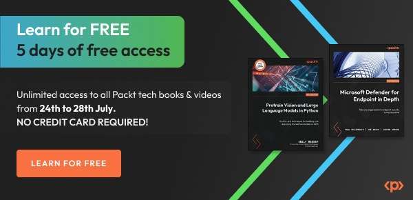 Packt: 5 días de acceso GRATIS a todos los libros y vídeos (24-28 Julio)