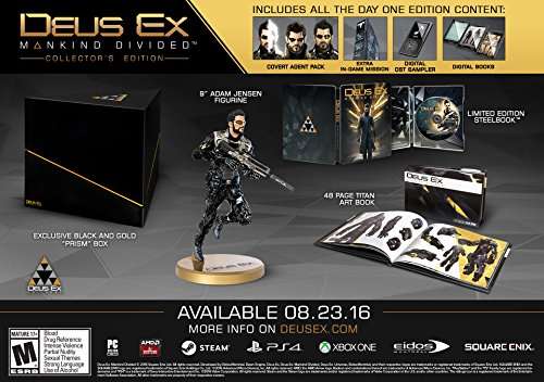 Amazon: Deus Ex: Mankind Divided - Collector's Edition - PlayStation 4