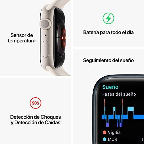 AMAZON: Apple Watch S8 45mm Blanco Estelar