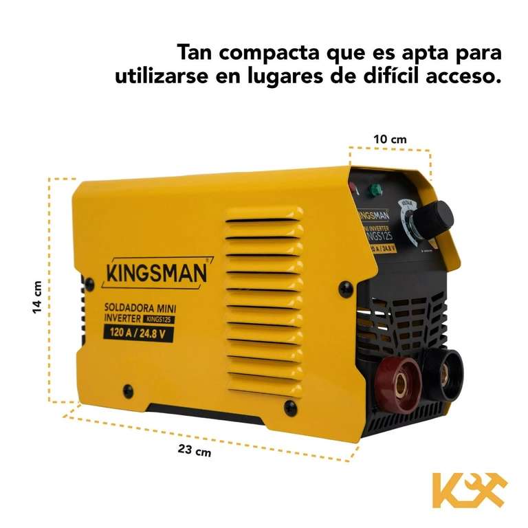 Walmart: Soldadora Inverter Portatil Kingsman 120 Amp