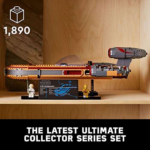 Amazon: Kit de construcción Lego Star Wars 75341 Landspeeder de Luke Skywalker (1890 Piezas)