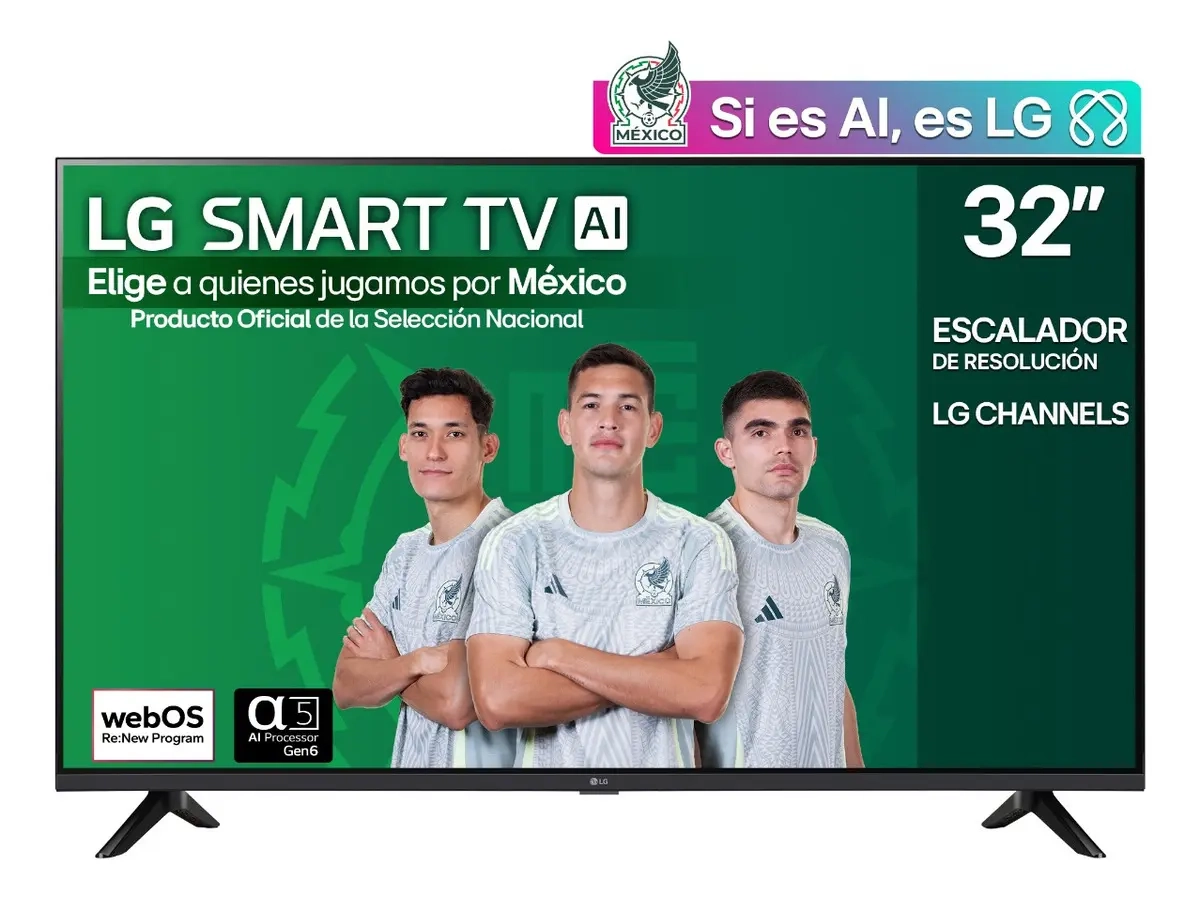 Mercado Libre: Pantalla 32 Pulgadas LG Smart Tv Ai 2025 32lr600bpsc, Sistema Operativo Webos, Hdr10 / HLG, LG Channels, Game Optimizer