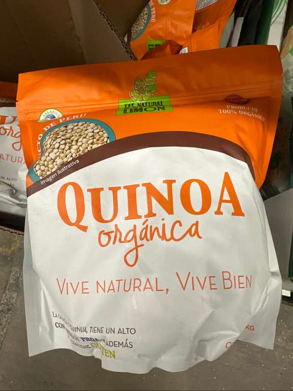 Quinoa blanca orgánica 1.2 Kg en Sam's club
