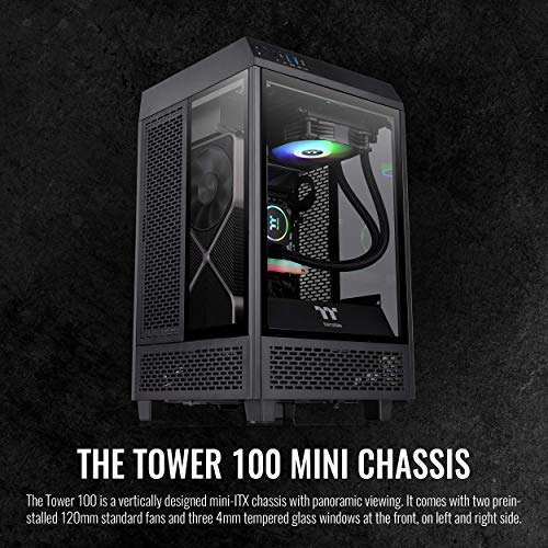 Amazon: Gabinete Thermaltake Tower 100 | Oferta Prime