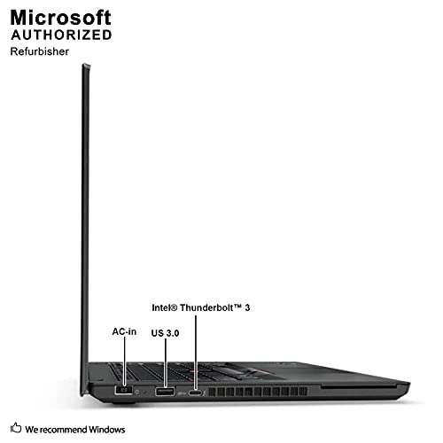 Amazon: Lenovo ThinkPad T470 Core i5 (6a gen) i5-6300U - 8GB DDR4 SDRAM - 256GB SSD Win 10 Pro (Reacondicionado)