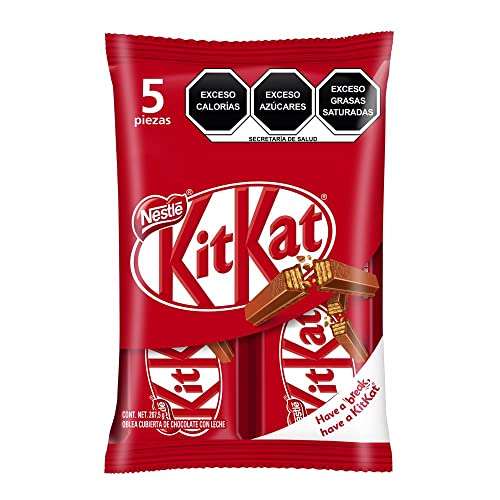 Amazon: Chocolates Nestlé Kit Kat con Leche 207.5 gr, 207.5 gramo, 1