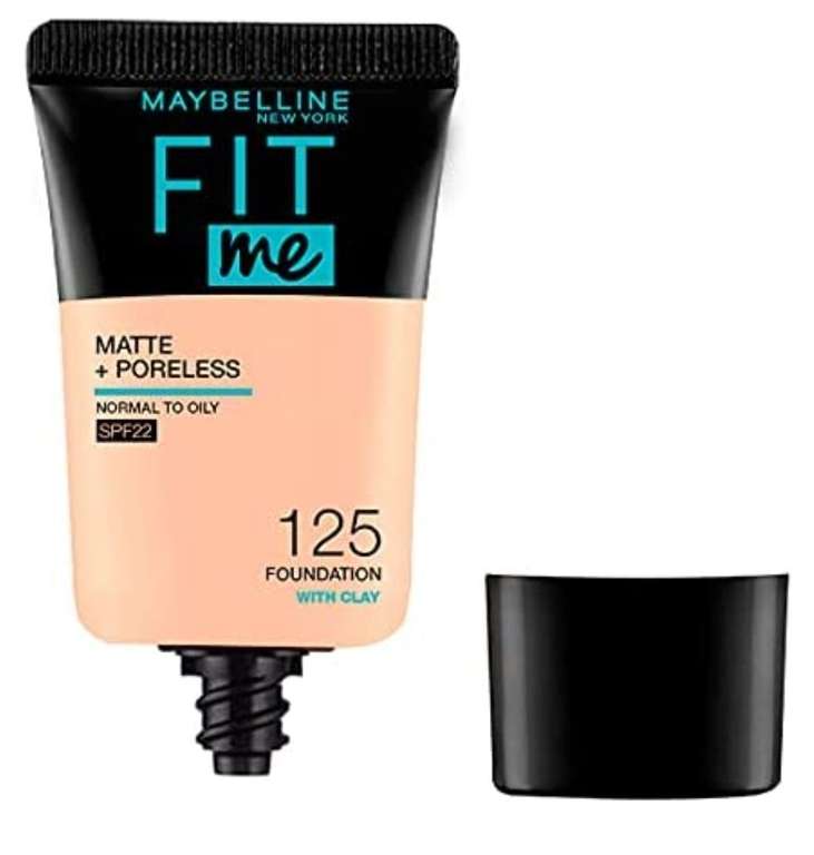 Amazon: MAYBELLINE base de maquillaje Fit Me! mini tube con SPF/ Varios Tonos