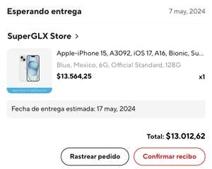 AliExpress: iPhone 15 128 GB