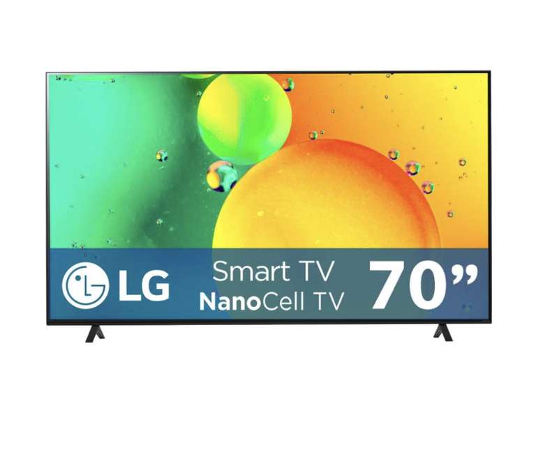 Sam's Club: Pantalla LG 70 Pulgadas NanoCell Smart TV ThinQ Al 7ONANO755QA con bonificación BBVA a 12 MSI