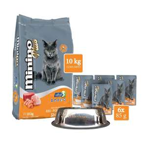 Walmart: Alimento para Gato Minino Plus 10 Kg Bundle