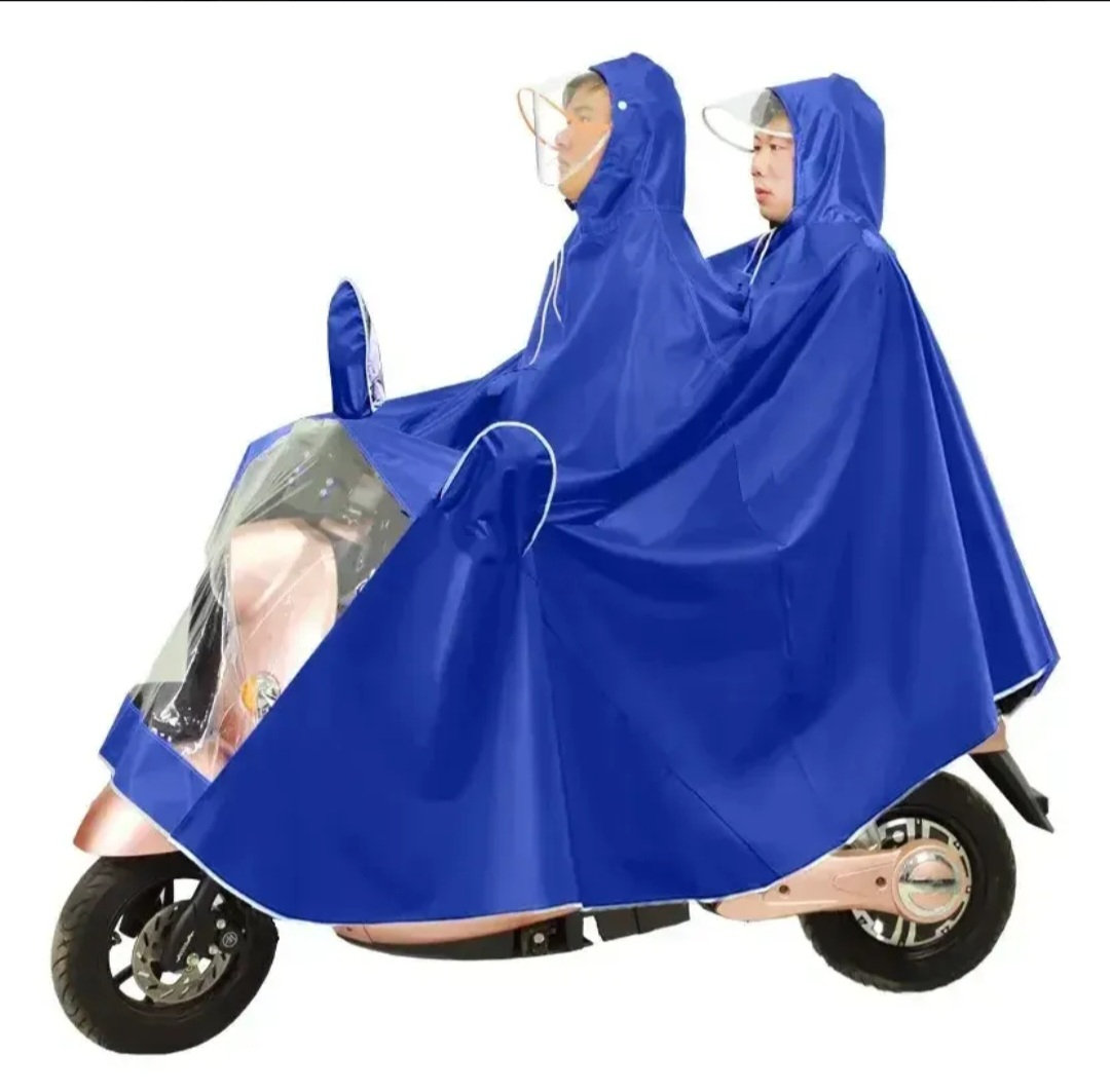 Mercado libre: Impermeable Doble Para Moto Exterior Con Capucha Alta Calidad